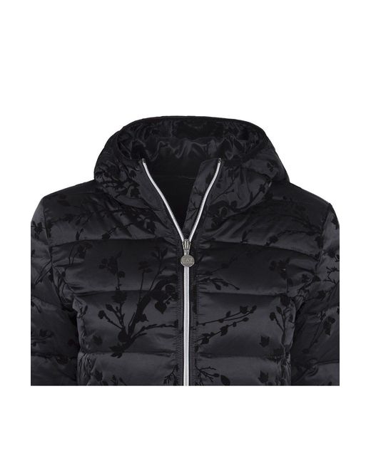 EA7 Black Logo Patch Down Jacket