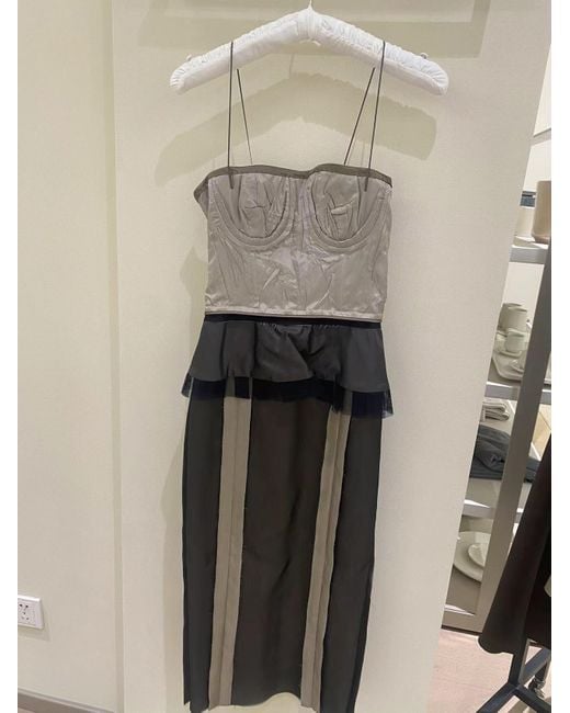 Maison Margiela Multicolor Silk Dress