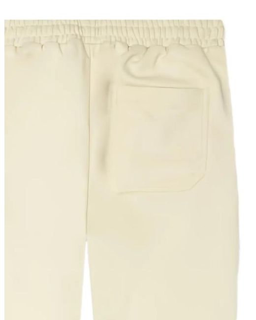 Helmut Lang Natural Logo-Print Joggers for men