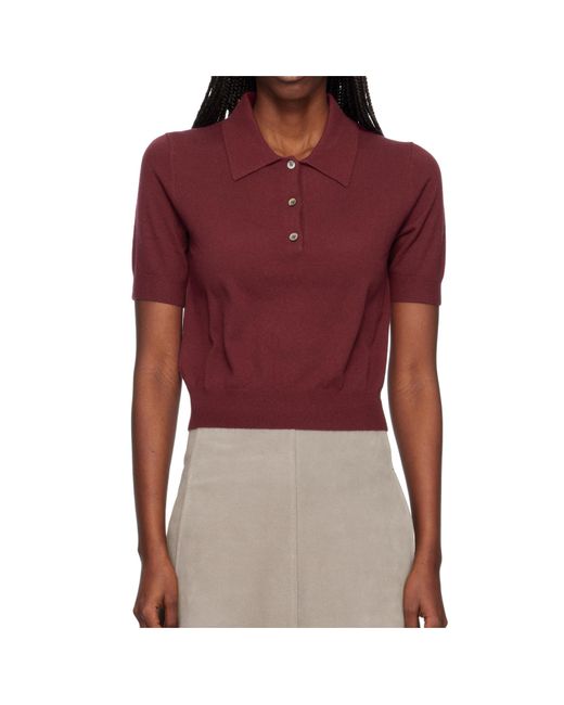 arch4 Red Caitlin Polo Shirt