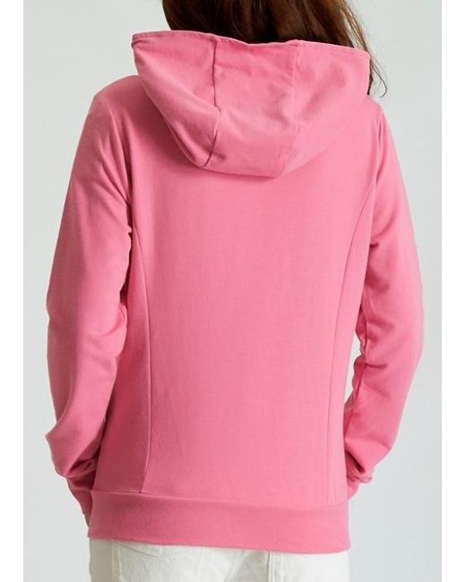 EA7 Pink Logo Hooded Sweater