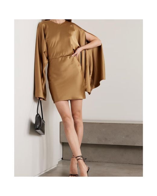 Norma Kamali Natural Obie Mini Dress