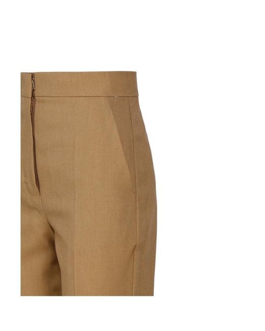 Max Mara Natural Tapered Trousers