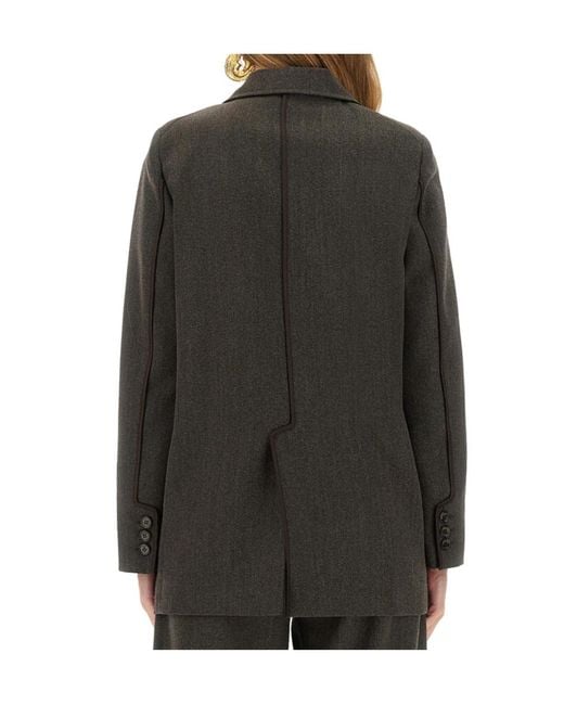 Moschino Gray Wool Blend Jacket