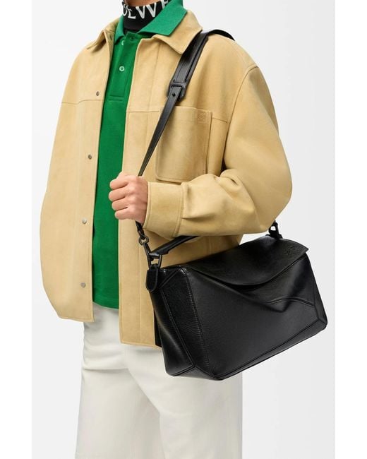Loewe Black Shoulder Bag With Handle for men