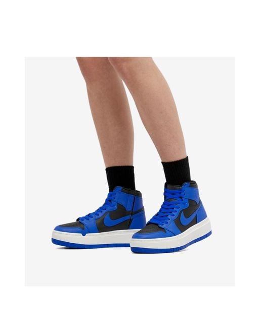 Nike Blue Logo High-Top Sneakers