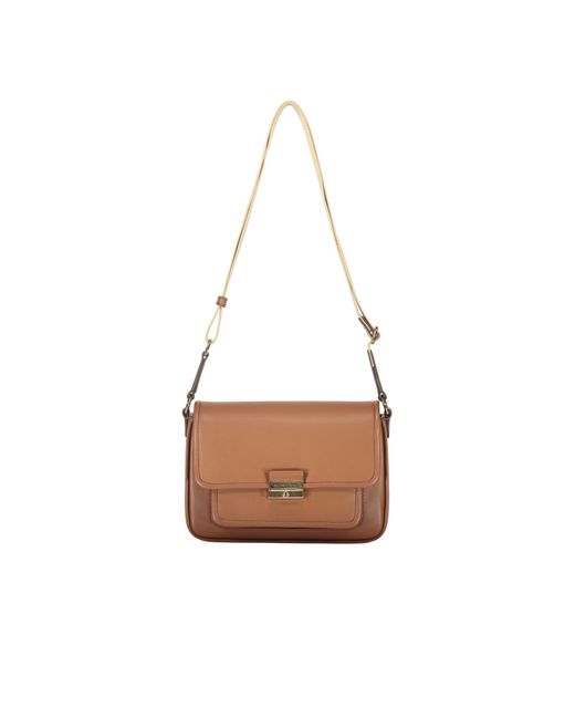 Michael Kors White Bradshaw Shoulder Bag