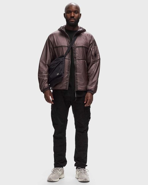 C P Company Brown Nada Shell Hooded Jacket for men