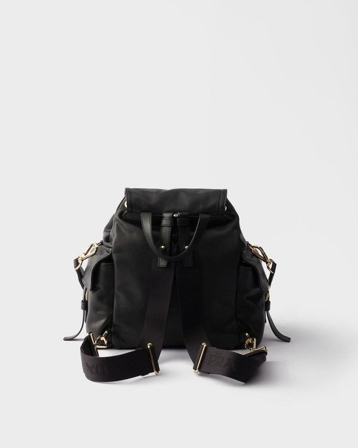 Prada Black Explore Medium Nappa Leather Backpack
