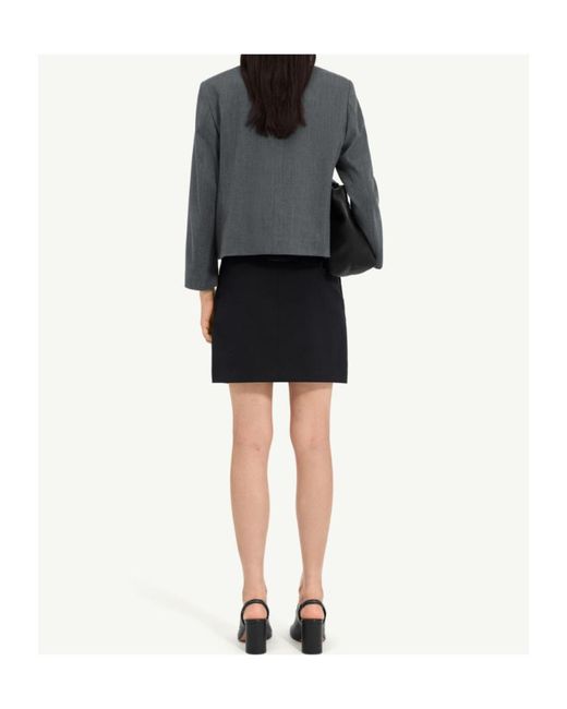 MM6 by Maison Margiela Black Long-Sleeved Tailored Blazer