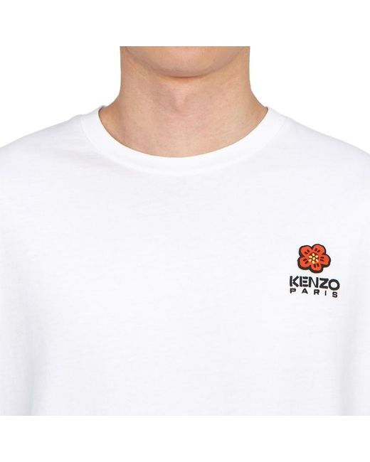 KENZO White Short-Sleeved T-Shirt for men