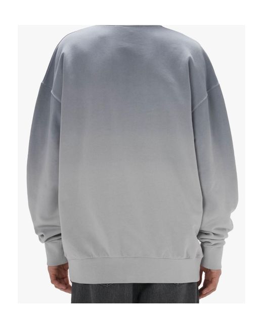 J.W. Anderson Gray Jw Anderson Logo-Embroidered Gradient Sweatshirt for men