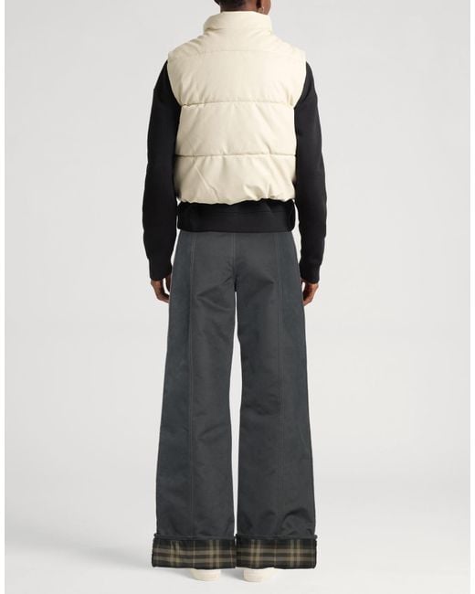 Burberry Gray High-Waisted Straight-Leg Cargo Pants