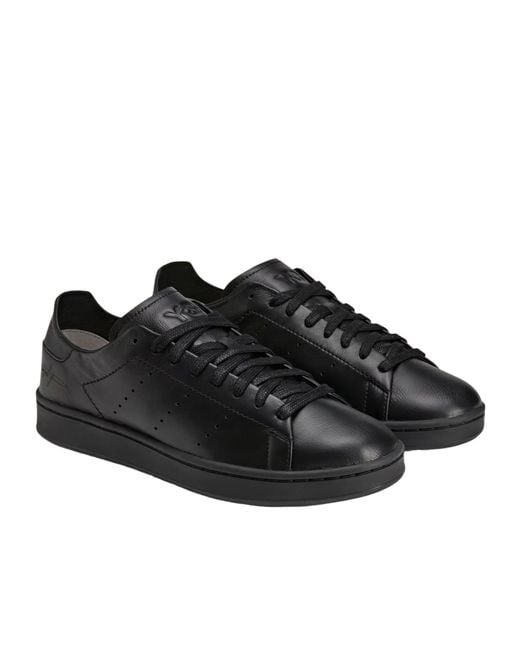 Y-3 Black Stan Smith Low-Top Sneakers for men