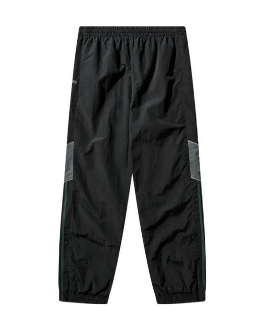Martine Rose Black Panelled Track Pants for men