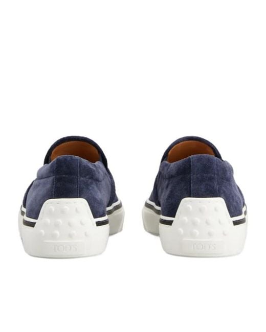 Tod's Blue Slip-On Loafers for men