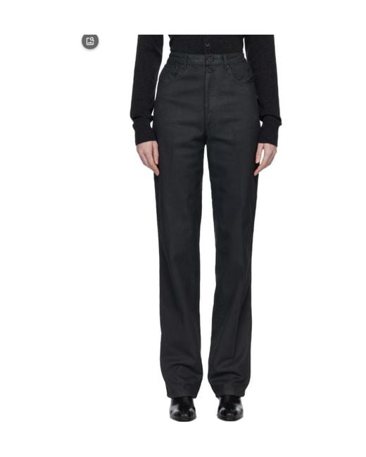 Lemaire Black Pleated Trousers