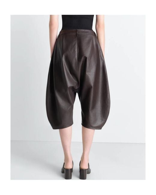 Lemaire Gray Button Detailed Tapered Shorts