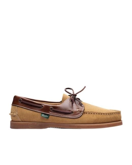 Paraboot Brown Lacing Casual Shoes for men