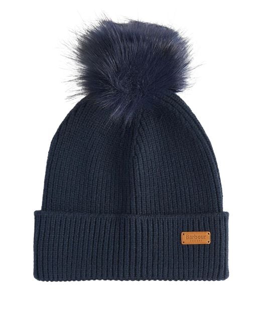 Barbour Gray Tartan Scarf Knitted Beanie Set