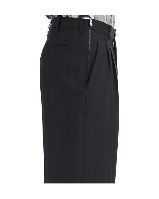 パンツ Magliano 22FW Black Slacks Pants Magliano Double Pleat Straight Pants in Black for Men | Lyst