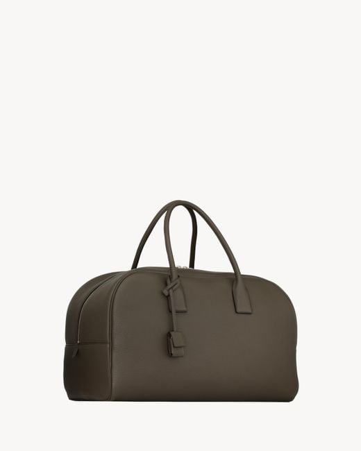Saint Laurent Brown Bowling Small Travel Bag for men