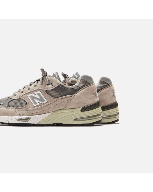 New Balance Gray 991Gl Lace-Up Sneakers