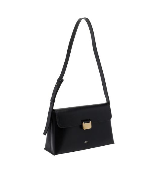 A.P.C. Black Simone Shoulder Bag