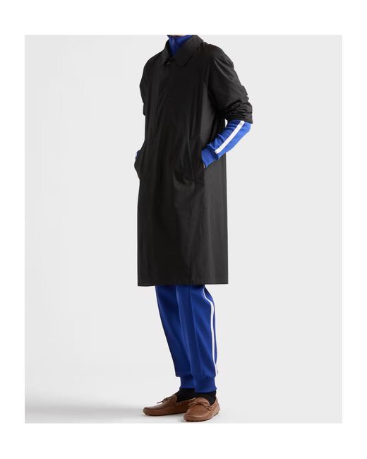 Prada Blue Technical Fabric Pants for men