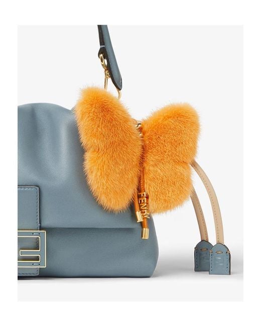Fendi Orange Butterfly Pendant