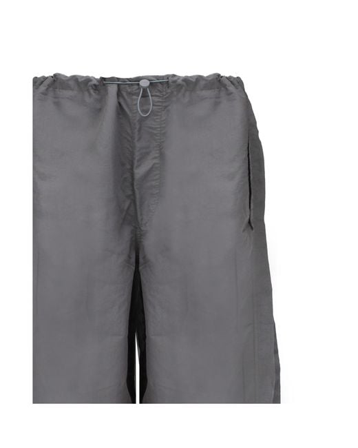 Autry Gray Drawstring Track Pants