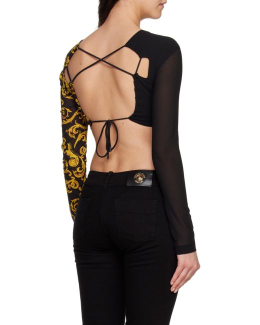 Versace Jeans Black Spliced T-Shirt