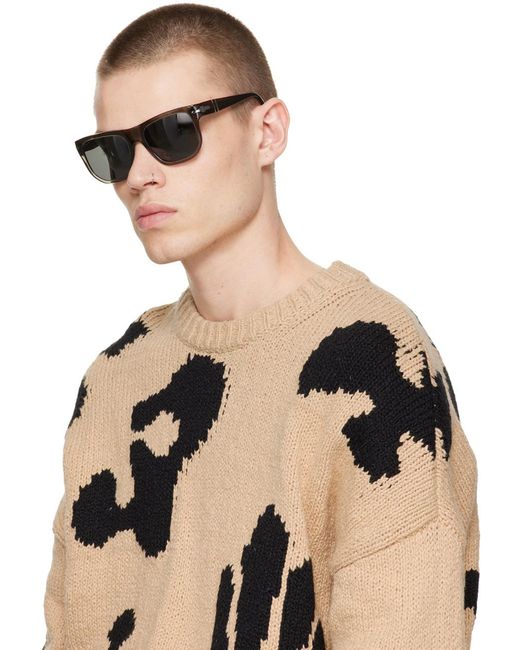 Persol Gray Logo Sunglasses for men
