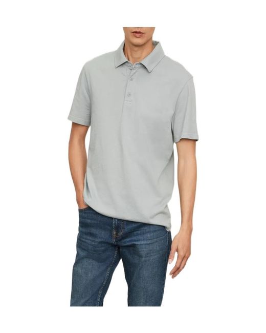 Vince Gray Short-Sleeved Polo Shirt for men