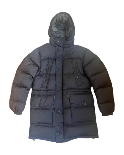 Burberry Blue Long-Sleeved Down Jacket for men