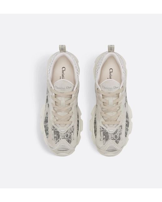 Dior Gray Christian Vibe Lace-Up Sneakers