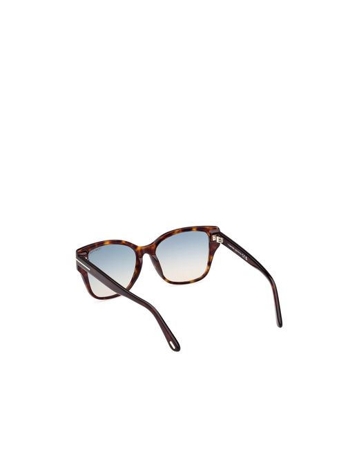 Tom Ford White Eyewear Cat-Eye Sunglasses