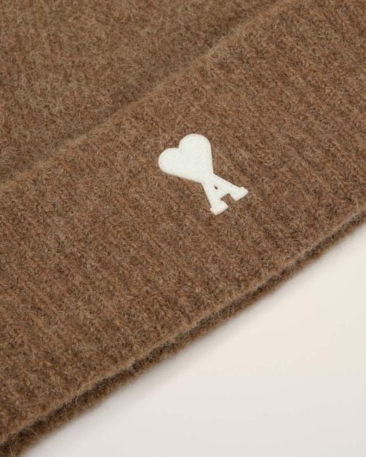 AMI Brown Ami De Coeur Beanie