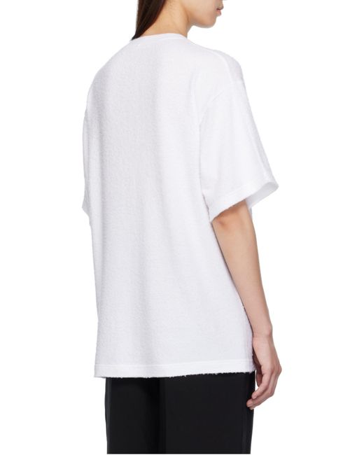 The Row White Kaddy Cotton T-Shirt
