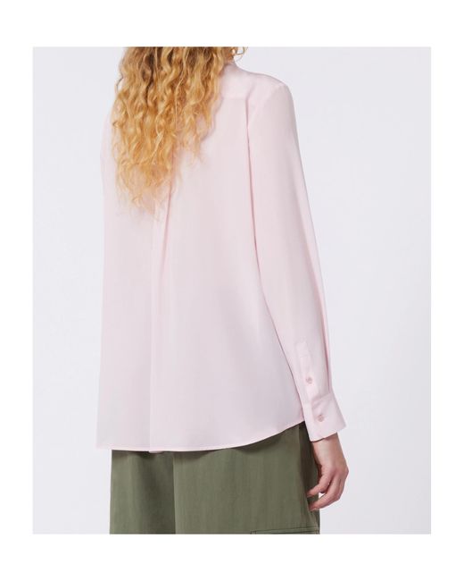 Weekend by Maxmara Pink Long-Sleeved Shirt