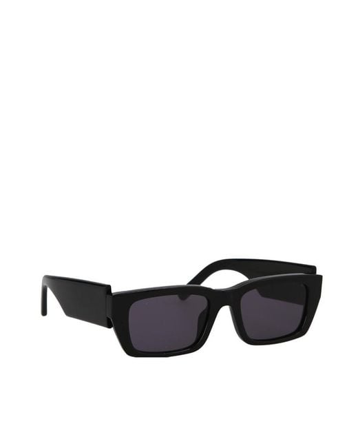 Palm Angels Black Palm Rectangle Frame Sunglasses for men