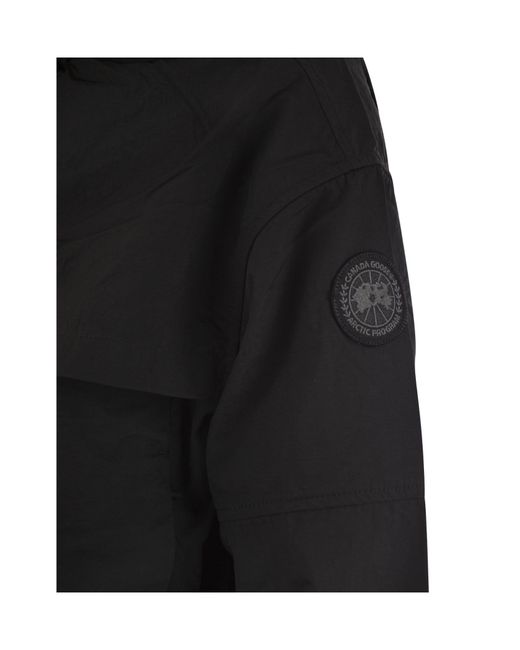 Canada Goose Black Sinclair Wind Hooded Jacket