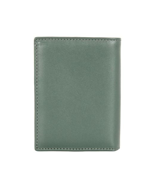 Comme des Garçons Green Bifold Wallet