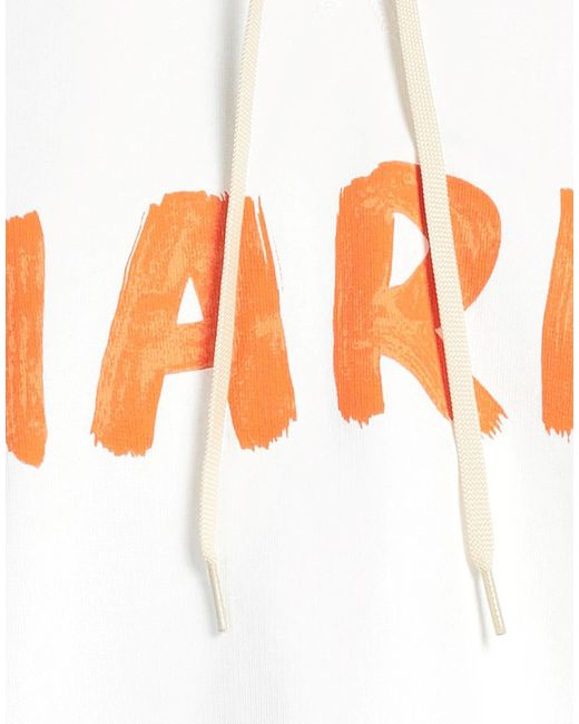 Marni White Hooded Track Jacket