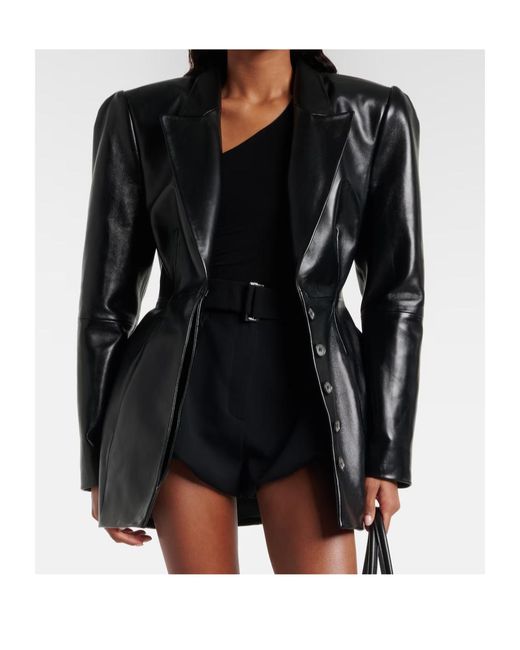 Magda Butrym Black Long-Sleeved Suit Jacket