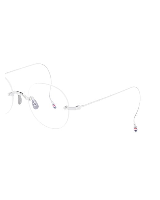 Thom Browne Multicolor Eyewear Oval-Frame Glasses