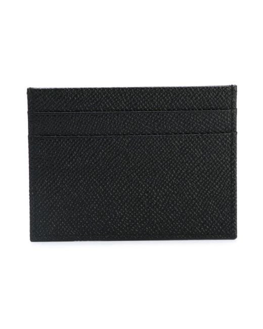 Dolce & Gabbana Black Logo Plaque Cardholder