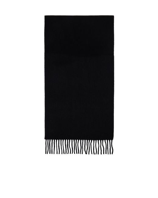 Polo Ralph Lauren Black Fringed Scarf for men