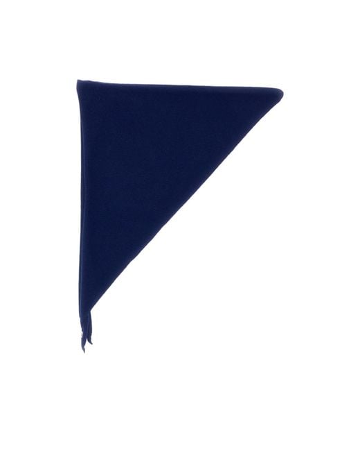 Extreme Cashmere Blue Triangle Headscarf
