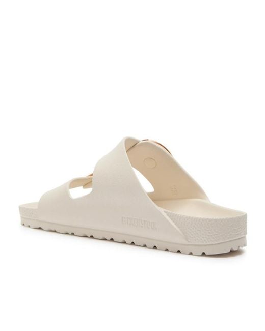 Birkenstock White Arizona Eva Sliders
